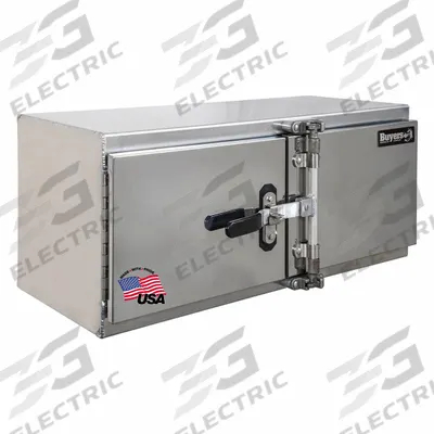 BUYERS PRODUCTS Underbody: Underbody Truck Box, Double Barn Doors Door, 18 in Overall Dp - Double Barn-Door Boxes