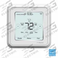 HONEYWELL HOME Low Voltage Thermostat: Heat and Cool, White, 5-1-1/5-2/7-Day, Touch Screen (MPN TH6220WF2006/U). Key specifications — Application: Heat and Cool; Housing Color: White; Programming Capability: 5-1-1; Terminal Designations: E; Smart Capabilities: Geofencing; Humidification Control: No; Brand: HONEYWELL HOME; Control Type: Touch Screen.