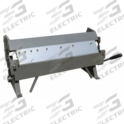Dayton Sheet Metal Brake: Hand Lever : Top Edge Actuation + Finger, 24 in Max. Bending Wd - Manual Box & Pan Brakes