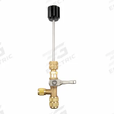 TESTO Valve Core Remover: 5 5/32 in Lg, Brass, 1/4 in Male SAE Right-Hand - Refrigeration Valve Core Removers