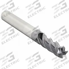 WIDIA HANITA Square End Mill: Carbide, AlTiN Coated, 4 Flute, 7/16" Mill Dia, 5/8" LOC, 2-1/2" OAL (MPN 4V451101AST)
