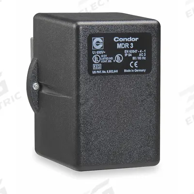 CONDOR USA, INC Pressure Switch: Std, 40 psi – 360 psi, 3/8" NPT - High-Performance Air Compressor Switches