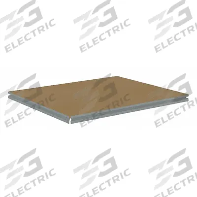 TENNSCO Shelf: 48 in x 36 in, 850 lb Load Capacity, Particleboard, Gray - Particleboard Decking Shelf Kits for Boltless Shelving