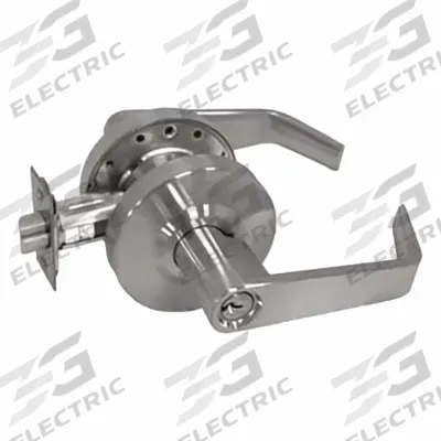 TELL MANUFACTURING Door Lever Lockset: Storeroom Lever Locksets, Chrome