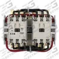 EATON NEMA Magnetic Contactor: Reversing, 3 Poles, NEMA Size 00, 9 A, 208V AC (MPN CN55AN3EB). Key specifications — Brand: EATON.