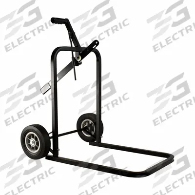 SCHAEFER Fan Mount: Portable Tilt Carraige, 33 in Lg, 29 1/4 in Wd - Carriages and Roll About Stands