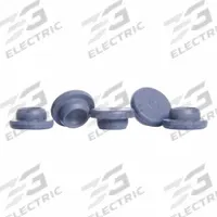 Stopper: Chlorobutyl, 13 Stopper Size, 7.6 mm Bottom Dia, 13 mm Top Dia, 4.4 mm Overall Ht, Gray (MPN 73811T-13). Key specifications — Standards: USP <381>; Brand: KIMBLE; Color: Gray; Stopper Size: 13; Material: Chlorobutyl.