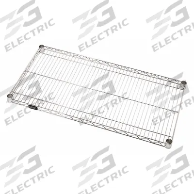 QUANTUM STORAGE SYSTEMS Wire Shelf: 36 in x 24 in, 1 Shelves, Split Sleeve - Corrosion-Resistant Wire Shelves for Harsh Environments