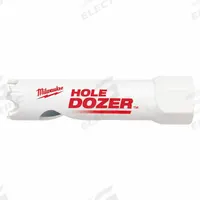 MILWAUKEE Hole Saw: 5/8 in Saw Dia., 3.5 Teeth per Inch, 1 5/8 in Max. Cutting Dp, Bi-Metal (MPN 49-56-9603). Key specifications — attr1098070: 3.5; attr1098087: MILWAUKEE; attr1098073: 1/2"-20.