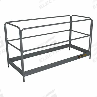 METALTECH Guardrail Scaffold: Guardrail, Steel - Guardrail & Toe Board Kits