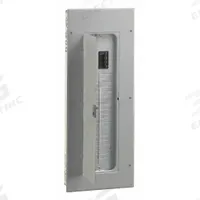 GE Load Center: 200 A Amps, 120/240V AC, 40 Spaces, 22kA, Combo Flush/Surface (MPN TM4020CCU). Key specifications — attr196384: Main Circuit Breaker; attr196380: 120/240V AC; attr196382: 22kA; attr196383: Combination Flush/Surface.