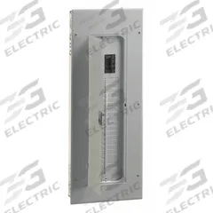 GE Load Center: 200 A Amps, 120/240V AC, 40 Spaces, 22kA, Combo Flush/Surface (MPN TM4020CCU). Key specifications — attr196384: Main Circuit Breaker; attr196380: 120/240V AC; attr196382: 22kA; attr196383: Combination Flush/Surface.
