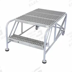 COTTERMAN Mobile Work Platform: 1.7 ft Platform Ht - Max, 36 in x 36 in, Steel, 800 lb Load Capacity (MPN 2WP3636A3B8AC1P6). Key specifications — Folding: Not Foldable; Mobility: Rolling; Components Included: Rubber Foot Pads; Use Location: Indoor; Brand: COTTERMAN; Color: Gray; Height Adjustability: Fixed Height; Includes Handrails: Handrails Not Included.