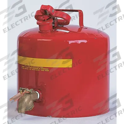 EAGLE Type I Safety Can: For Use With Flammables, 5 gal Capacity, Powder Coated Steel - Flammable Liquids Safety Cans