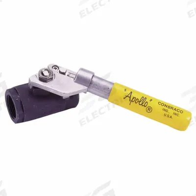 APOLLO Manual Two-Way Ball Valve: 1 1/4 in, Carbon Steel, Straight, FNPT x FNPT - Carbon Steel Ball Valves