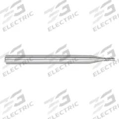 APPROVED VENDOR Corner Chamfer End Mill: Carbide, 4 Flute, 3/32" Mill Dia, 9/64" LOC, 0.003" Chf (MPN 251-004085)