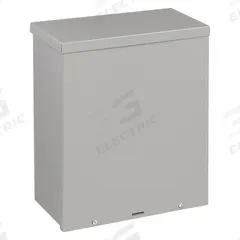 WIEGMANN Enclosure: Steel, 15 in x 12 in x 6 in, 3R, Solid Cover, Screw On, Included, Painted (MPN RSC121506). Key specifications — Brand: WIEGMANN; Closure Method: Padlock Hasp; Knockouts: Included.