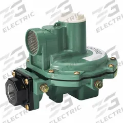 FISHER LPG Pressure Regulator: Lever-Acting Gas, 1,400,000 BtuH Gas Capacity, Aluminum, NPT x NPT (MPN R652E-DFH). Key specifications — Brand: FISHER LPG; Body Material: Aluminum.