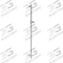 KOHLER Shower Slide Bar: Metal, Polished Chrome Finish (MPN 8524-CP). Key specifications — Finish: Polished Chrome; Product Type: Shower Slide Bar; Brand: KOHLER; Material: Metal.