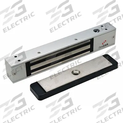 DYNALOCK Electromagnetic Lock: 10 1/2 in Lg, 1 1/4 in Wd - Single-Door Magnetic Locks