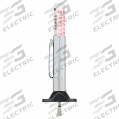 TRU-FLATE Tire Tread Depth Gauge: Tire Tread Gauge, 1/32 in Tread Dp Calibration Increments - Analog Tire Tread Gauges