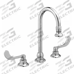 AMERICAN STANDARD Gooseneck Kitchen/Bathroom Faucet: Monterrey, Brass, Chrome Finish, Widespread (MPN 6540171.002). Key specifications — Includes: Blue & Red Color Indexes; Brand: AMERICAN STANDARD; Series: Monterrey.