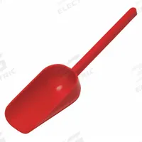 Scoop: Sterile, Polystyrene, 125 mL Capacity - mL, 4 1/4 fl oz Capacity - oz, 22.1 cm Overall Lg (MPN H36904-2004). Key specifications — Standards: FDA Grade Material; Color: Red; Product Type: Scoop; Brand: APPROVED VENDOR.