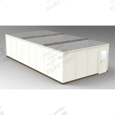 PORTA-FAB Modular In-Plant Office: 32 ft x 16 ft x 8 ft, 4 Walls, Steel-Covered Drywall - 4-Wall Unassembled In-Plant Offices