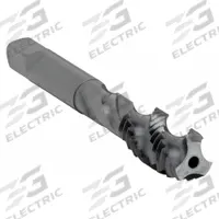 CLEVELAND Spiral Flute Tap: 3/8"-16 UNC, H3 / 2B, 3 Flute, Bottoming Chamfer (MPN C58449)