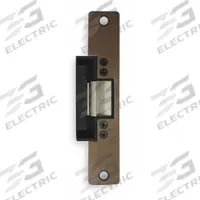 ADAMS RITE Electric Door Strike: 1 1/4 in Wd, 6 7/8 in Ht, Cylindrical, Bronze (MPN 7130-540-313-00). Key specifications — Brand: ADAMS RITE; Input Voltage: 24V; Performance Duty Rating: 2 - Medium Duty; Strike Type: Cylindrical.