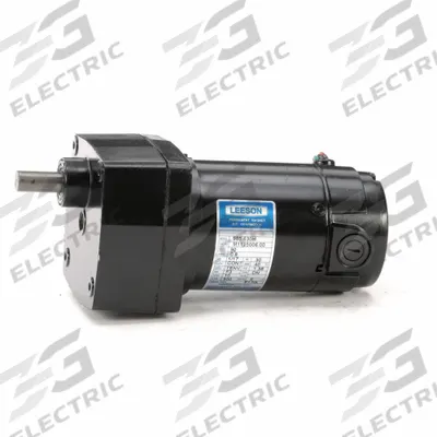 LEESON Parallel Shaft Gearmotors: Parallel, 90V DC, TENV, 300 RPM, 10 in-lb Max Torque - Parallel Shaft DC Gearmotors