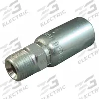 KURT Hydraulic Crimp Fitting: Carbon Steel, Straight, -16 For Hose Dash Size, Male x Male (MPN MP-16-12). Key specifications — Fitting Gender: Male x Male; Fitting Connection Type: NPT x Hose End; Thread Size: 3/4"-14; For Hose Dash Size: -16; Brand: KURT.