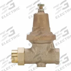 WILKINS Water Pressure Reducing Valve: FNPT x FNPT, 3/4 in Pipe Size, Bronze, 25 psi to 75 psi (MPN 34-70XL). Key specifications — Brand: WILKINS; Union Type: Single Union; Low-Lead Compliance: Low-Lead Compliant.
