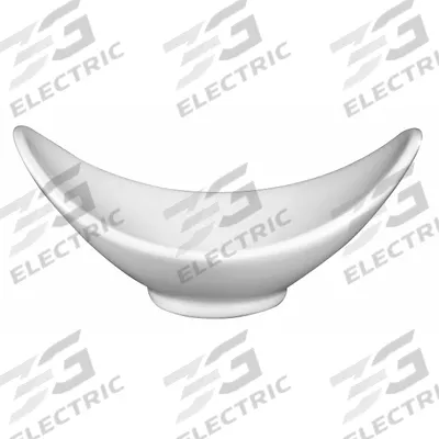 ITI Boat Shaped Bowl: Pacific Rim, 20 oz Capacity, 10 1/4 in Dia, Porcelain - Serving Bowls