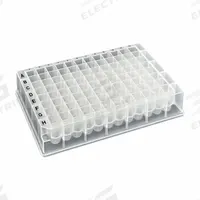 MTC BIO Deep-Well Well Plate: Sterile, 96 Wells, 1 mL, 8.2 mm Dia, RNase/DNase Free, Square (MPN D3096-13S). Key specifications — Brand: MTC BIO; Body Color: Colorless; RNase/DNase Free: Yes; Well Shape: Square; Material: Polypropylene.