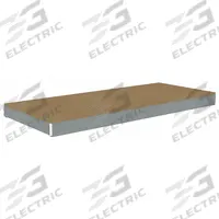 TENNSCO Shelf: 60 in x 24 in, 2,250 lb Load Capacity, Particleboard, Gray, Shelf (MPN ZLCS-6024D). Key specifications — Decking Material: Particleboard; Includes: (4) Beams; Decking Finish: Unfinished; Shelf Configuration: Single Straight; Color: Gray; Frame Material: Steel; Brand: TENNSCO; Frame Finish: Zinc Plated.