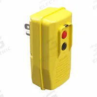 APPROVED VENDOR Plug-In GFCI: Auto Reset, 3, 5-15P Plug, 15 A Current, 125V AC, Non-NEMA, Yellow (MPN 875LE5). Key specifications — NEMA Plug Configuration: 5-15P; NEMA Receptacle Configuration: Non-NEMA; Brand: APPROVED VENDOR; Voltage: 125V AC.