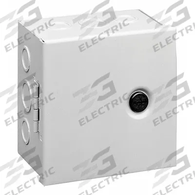 HOFFMAN Enclosure: Steel, 18 in x 18 in x 6 in, NEMA 1, Solid Cover, Hinged, Included - Steel Indoor Enclosures with Hinged Covers