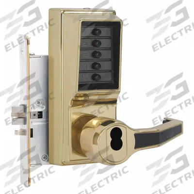 KABA SIMPLEX Mechanical Push Button Lockset: ADA Compliant - Mechanical Keyless Access Locksets