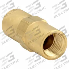 APPROVED VENDOR Piston Spring Check Valve: Piston, Inline Valve Body, 1/4 in Pipe Size, FNPT x FNPT (MPN CHK BRS 415-4F4F-F). Key specifications — Brand: APPROVED VENDOR.