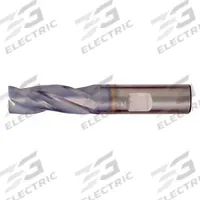 CLEVELAND Corner Radius End Mill: Carbide, TiAlN Coated, 3 Flute, 3/16" Mill Dia, 5/8" LOC, 2" OAL (MPN C80370)