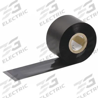 BRADY Single-Color Printer Ribbon: 1 in x 984 ft, Black, Wax/Resin - Brady Single-Color Ribbons