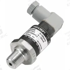 Pressure Transmitter: 0 psi to 300 psi, 4 to 20mA DC, 4-Pin Mini-DIN Hirschmann G Series Connector (MPN G17M0242M1300#). Key specifications — Accuracy: ±0.5%; NEMA Rating: 4X; Burst Pressure: 10x Range; Calibration Certificate Included: No NIST-Traceable Calibration Certificate Included; IP Rating: IP67; Housing Material: Nylon; Output: 4 to 20mA DC; Overpressure: 2x Range.