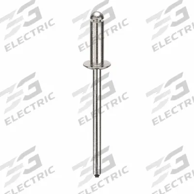 APPROVED VENDOR Blind Rivet,1.49 in L,0.125 in dia,PK500: Inch, 1 31/64 in Overall Lg, 25/64 in Body Lg - Domed-Head Blind Rivets