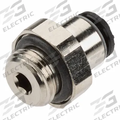 LEGRIS Push-Fit Fitting: 3 mm OD x 5 mm Pipe Size, Push-to-Connect x Metric, Brass - Polybutylene & Brass Tube Fittings
