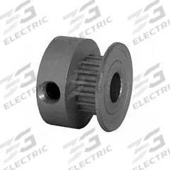 DAYTON Timing Pulley: Modified Curvilinear, Fixed, For GT Timing Belt Section, For 3 mm Belt Wd (MPN 16-2P03-6CA2). Key specifications — Brand: DAYTON; Finish: Clear Anodized; For Belt Series: Powerhouse®.