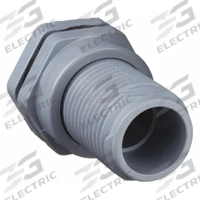 HAYWARD Bulkhead Tank Fitting: CPVC Body, 2 in Female Socket Inside - CPVC Through-Wall Fittings