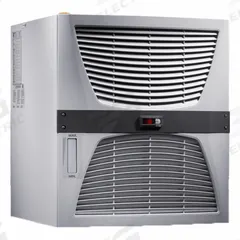 RITTAL Enclosure Cooler: 11,601 BtuH, Indoor Dust-Tight, Cooling Only, 400/460V, 12, Roof Mount (MPN 3320600). Key specifications — Brand: RITTAL; Mounting Type: Roof Mount; Operation Mode: Cooling Only; Operating Voltage: 400/460V.