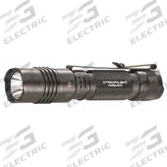STREAMLIGHT Handheld Flashlight: 500 lm, 2.75 hr Run Time at Max. Brightness, 165 m Max Beam, Black (MPN 88063). Key specifications — Brand: STREAMLIGHT; Switch Location: Tail; Battery Requirements - Broad: Includes 2 CR123.