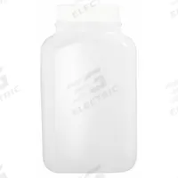 QORPAK Mixing/Storage/Sampling Bottle: 500 mL, 16.9 fl oz, HDPE, Natural, 43-400 Screw Closure Size (MPN PLC-03482). Key specifications — Body Color: Natural; Brand: QORPAK; Closure Included: Yes; Graduated: No; Closure Attached: Attached.